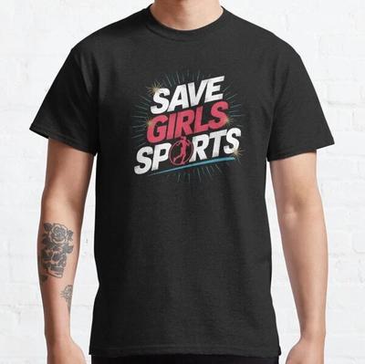 Salva Ragazze Sport Atlete supportano le ragazze nello sport. T-shirt Classica S-3XL