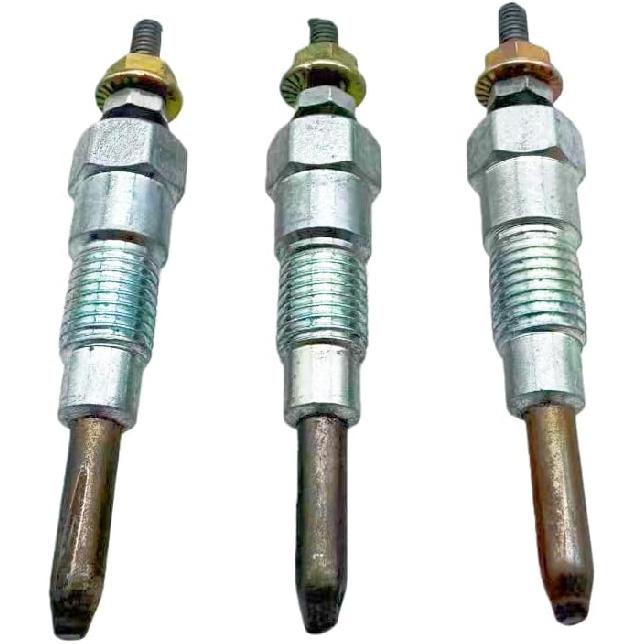 3PCS Glow Plug 3pcs 12V For Yanmar 3TNM74F 3TNV70 3TNV74F 3TNV76 3TNV80 3TNV80F 3TNV80FT Engines 119717-77801