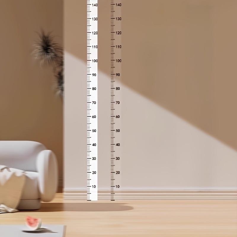 2m Wall Height Measurement Card - Easy-to-Read Durable PVC Material Writeable & Removable Ideal for Room Decor Wall Decorations