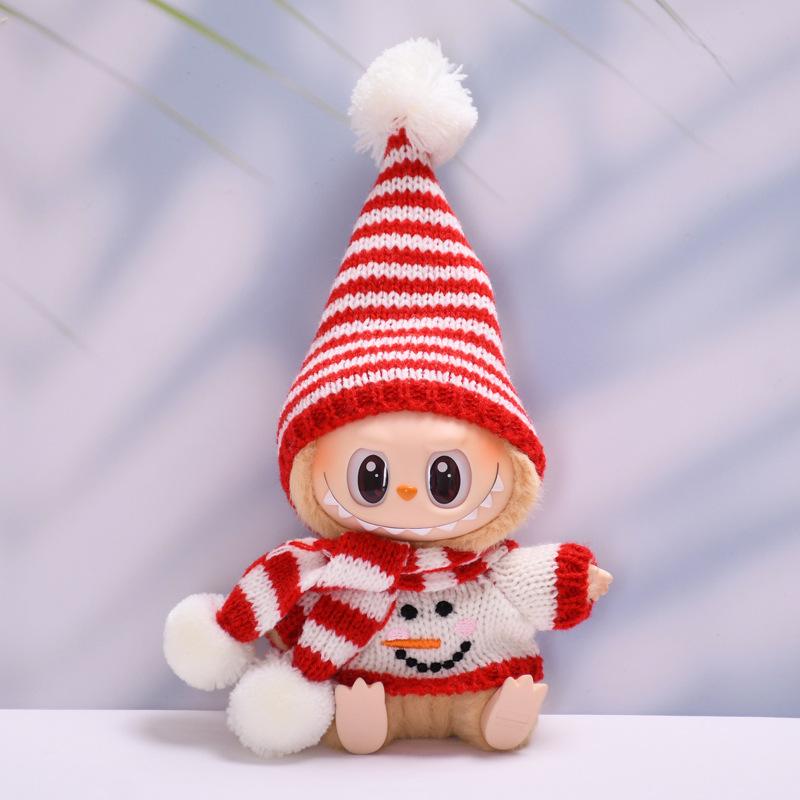 First-generation and Second-generation Pendant Snowman Christmas Sweater Blind Box with Baby Clothes