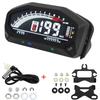 Digital Motorcycle Speedometer Speed Meter Tachometer RPM Gauge Fuel Gauge Odometer LCD Display Dashboard Panel Universal