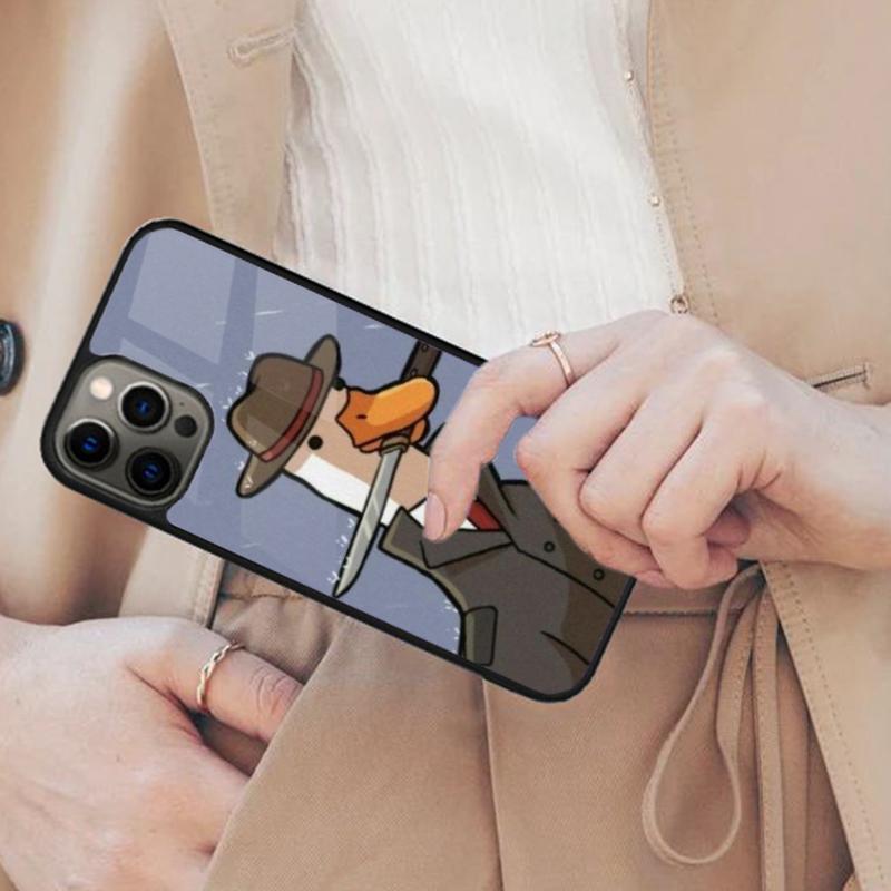 Cartoon Cute Goose Magnetic Phone Case For APPLE iPhone 17 Air 16 14 13 12 Pro Max 15 Plus Wireless Charge With MagSafe Cover