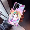 Pink Unicorn Rainbow Phone Case For Samsung Galaxy S23 S24 S25 Edge S26 Ultra S22 + S21 Plus S20 FE Cover Silicone Print Shell G