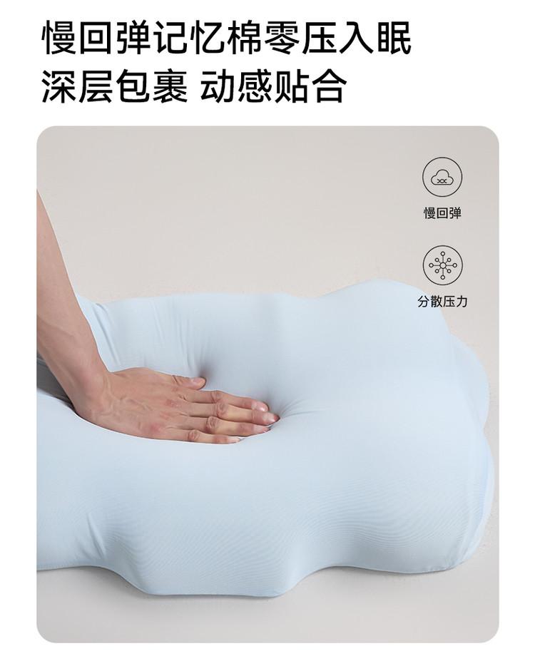 Memory Cotton Deep Sleep Pillow Neck Protection Pillow for Male and Female Adults Neck Protection Sleep for Students Napping Memory Pillow Core