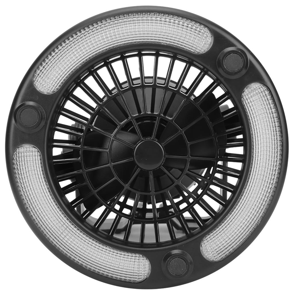 ABS Lightweight 18LED Portable Multifunction Outdoor Camping Tent Fan Light with Hook