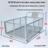 Heavy-Duty Folding Mesh Warehouse Cart