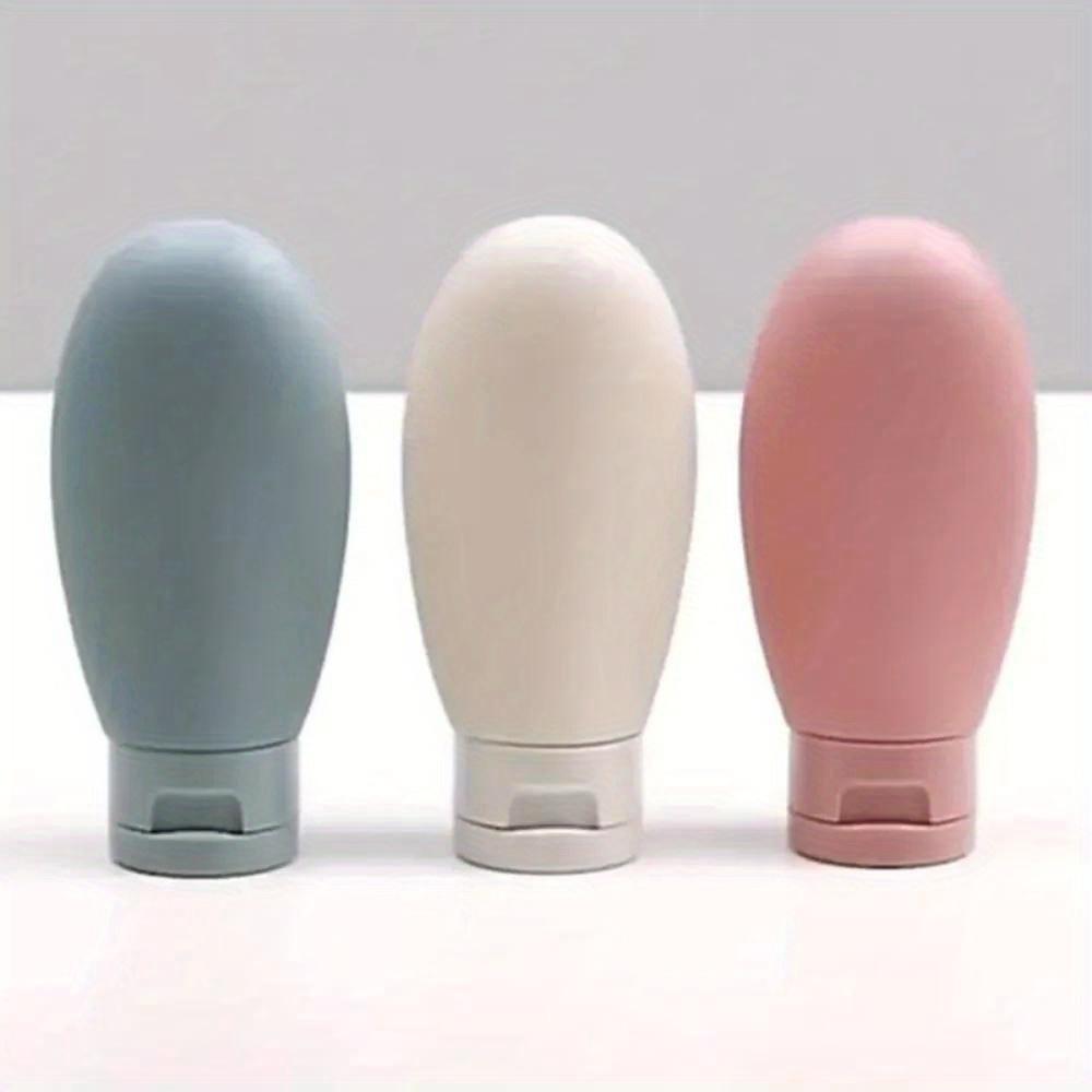 4Pcs Travel Botttle Refillable Bottles Soft Lotion Shampoo Bottle Empty Cosmetic Containers PP Squeeze Tube Makeup Tools