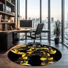 Transformers Printed Round Rug Carpet Chair Rug Area Rug Entryway Doormats,for Office Chair Living Room Bedroom Kitchen Room.