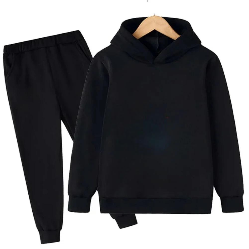 3-12 Years Spring Autumn Football CR7 Print Hoodie+Pants Suit Boy Sweatshirt 2PCS Sets Boys Pants Suits Children's Clothing
