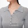 VEROMODA 2025 A/W Slim-Fit Ribbed Knit Top