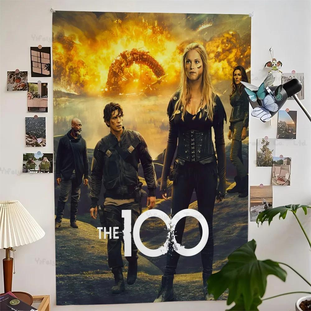 De 100 Seizoen TV Serie Show Kleurrijk Wandkleed Hippie Bloemen Wandtapijten Slaapkamer Decoratie Wandkunst Decoratie