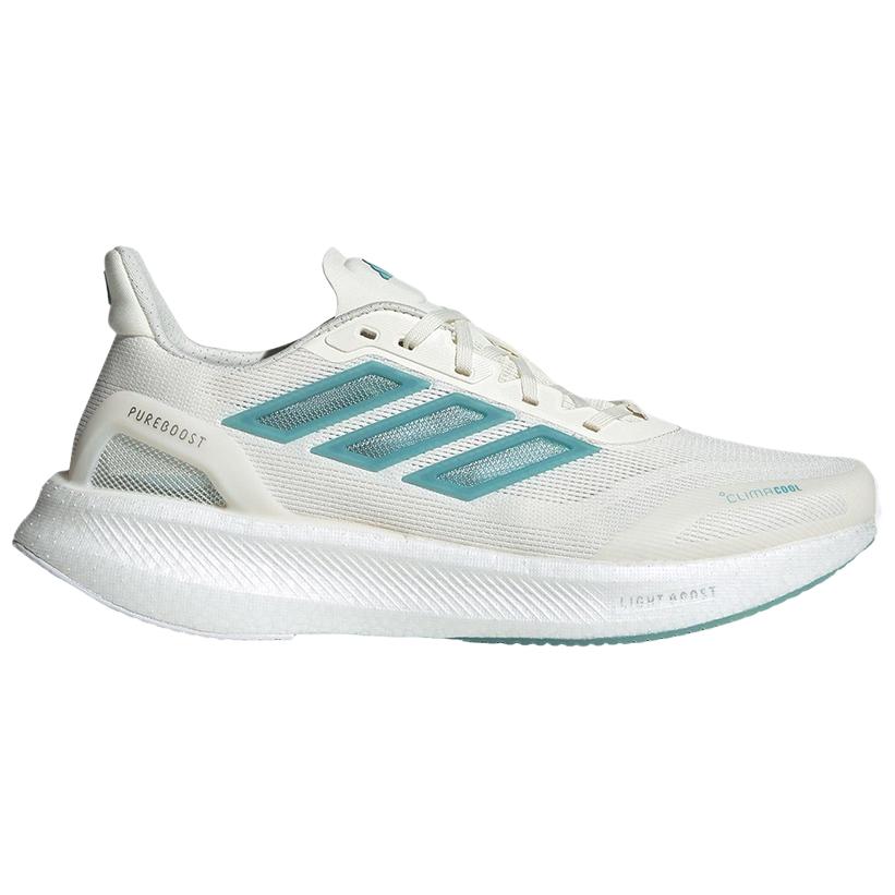 Adidas Pureboost 5 Fashion Versatile Low-Top Casual Running Shoes Men Sneakers White Green JS5064