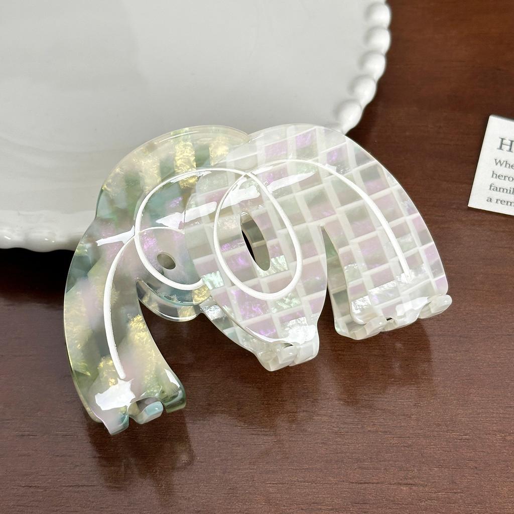 Elegant Dorwei Designer Acetate Hair Clip For Stylish High Ponytails In Unique Colors