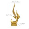 Abstract Flame Figurine for Desktop Display, Resin Sculpture Living Room And Bedroom