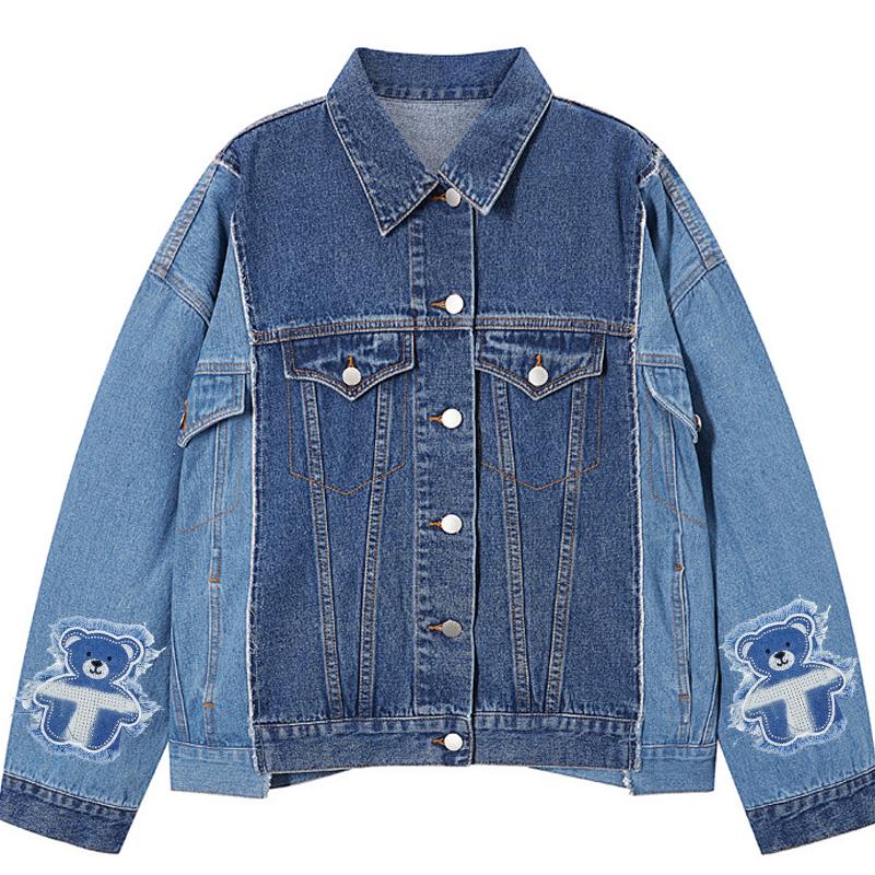 1PC Costurar para Roupas Patches de Jeans Patch de Bordado Grande Sapatos Esportivos Forma de Urso DIY Estrela de Cinco Pontas Gravata Borboleta