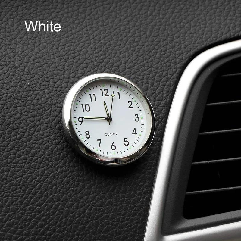 Luminous Auto Gauge Clock Mini Car Clock with Clip Air Outlet Watch Clock for Styling Car Accessories Interior