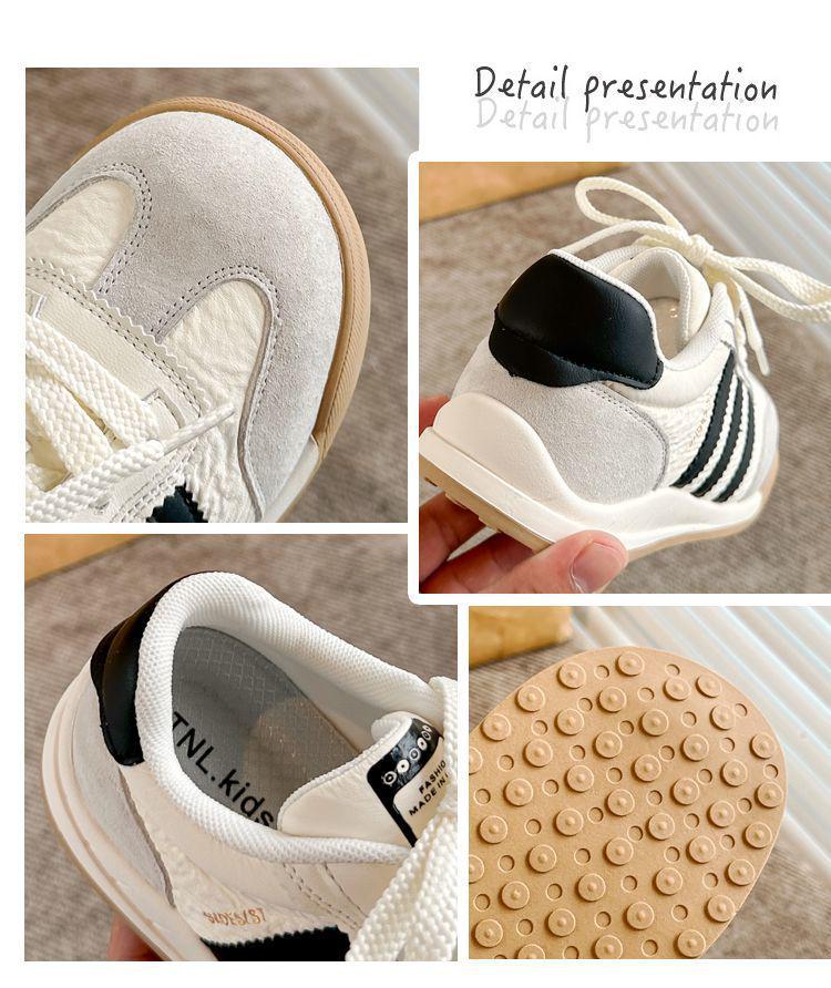Autumn 2025 Kids' Sneakers: Korean Fashion Girls' Forrest Gump Style, Medium & Large Sizes, German Training & Casual Shoes