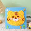 Educational Crafts Cartoon Animal Felt Sewing Kit Embroidery Painting Material Bag  Beginners
