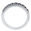 Hot Sale S925Blue zircon micro-set ring Popular European and American fashion women's rings