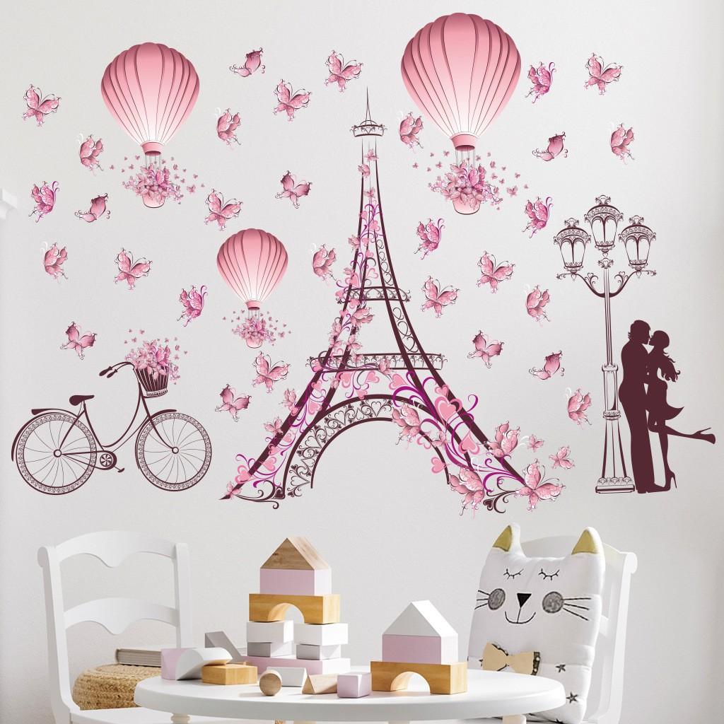 Stickers Shopping Mall Window Stickers Valentine's Day Room Stickers Wall Stickers Set Decoration