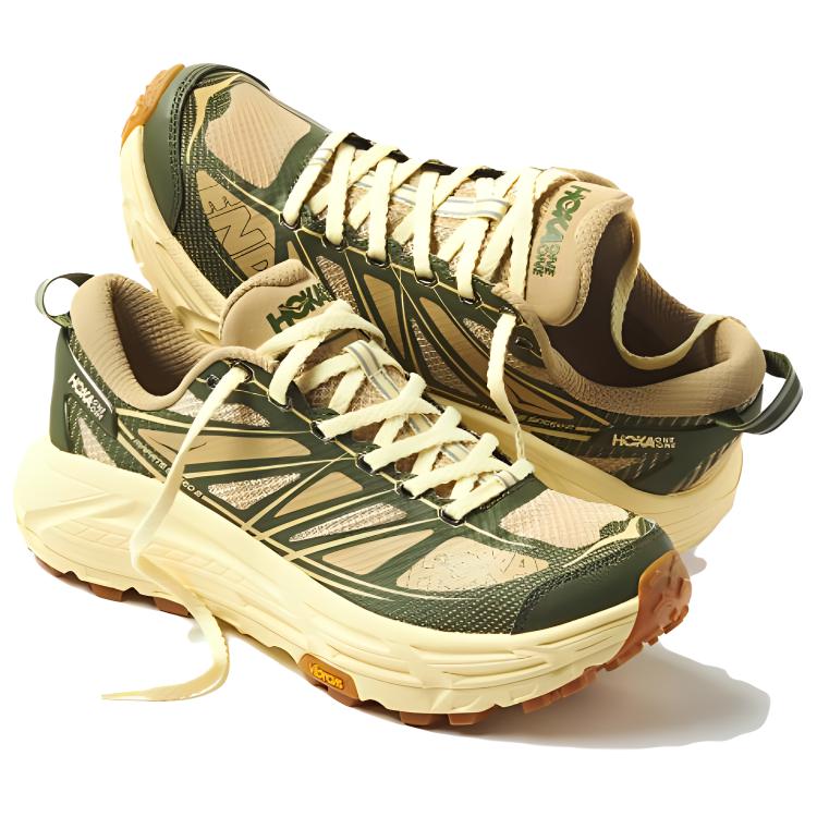 END. x HOKA Mafate Speed 2 Overland Unisex Sneakers Green Chive Flan 1155750-THV