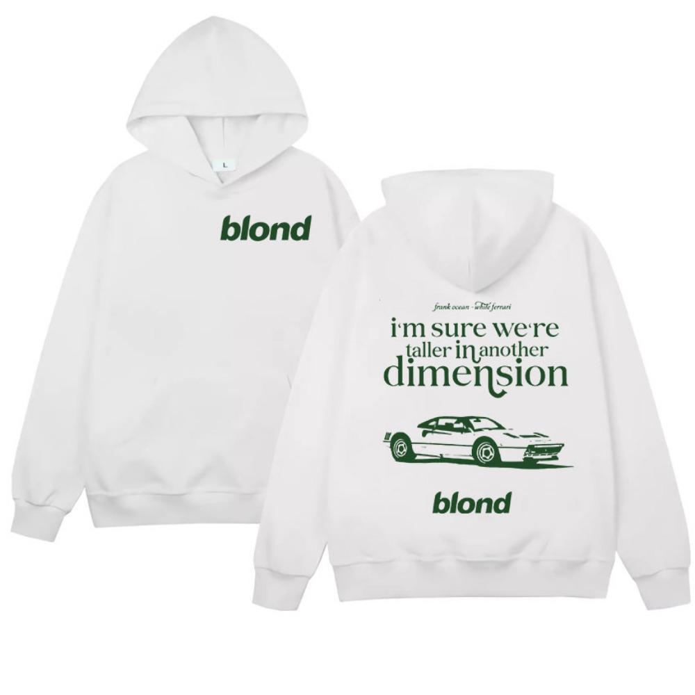 Rapper Frank New Album Print hoodie Men's Women Blond Long sleeve Sweatshirt fashion Ocean Oversized hoodies Streetwear