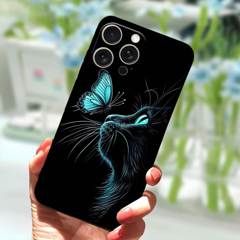 Huse Desenate Pentru iPhone 15 Pro Max Silicon TPU Moale Capac Spate Telefon Pentru Apple iPhone 13 14 12 Pro Protector Telefon Funda Para