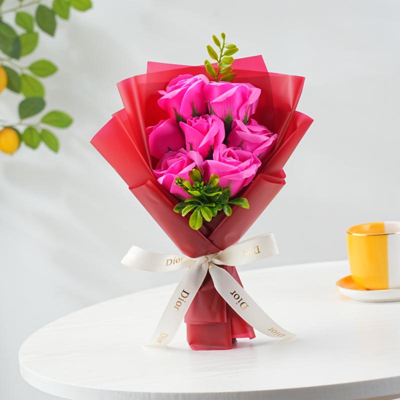 Scented Soap Rose Bouquet: Perfect Gift for Mother's Day, Valentine's, Birthdays - Ideal for Girlfriends, Moms, Besties, Teachers.