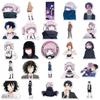 50-Piece Japanese Anime Graffiti Sticker Set for Phones, Computers, Refrigerators, and More