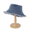 Popular WashedFabric Fishing Hat for Girl Fisherman Hat Women Beach Hat Photowear Sun Hat Outdoor Fishing Camping Hat  light blue