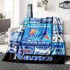 Home Ice Hockey Is My Therapy Fashion Blanket Used For Home Gift Perfect For Home Decor Birthday Presents Graduation Gifts Ideal For Covering Chairs