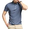 Luxury 18-Color Ice Silk Polo: Unisex Custom 2025 Summer Trendy Lapel Business Short Sleeve