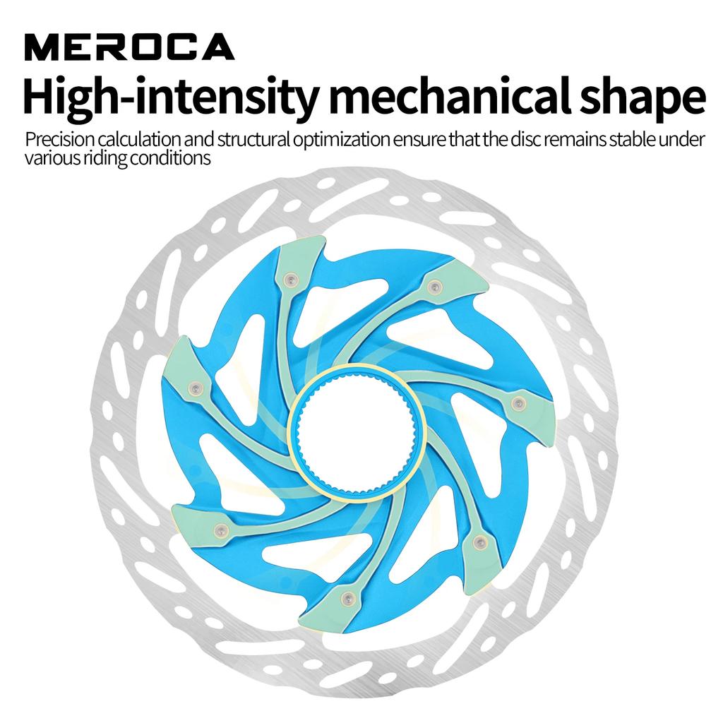 MEROCA XR Bicycle Brake Rotor 140MM 160MM Bike Centerlock Rotor Heat Dissipation Floating Rotors Cycling Parts