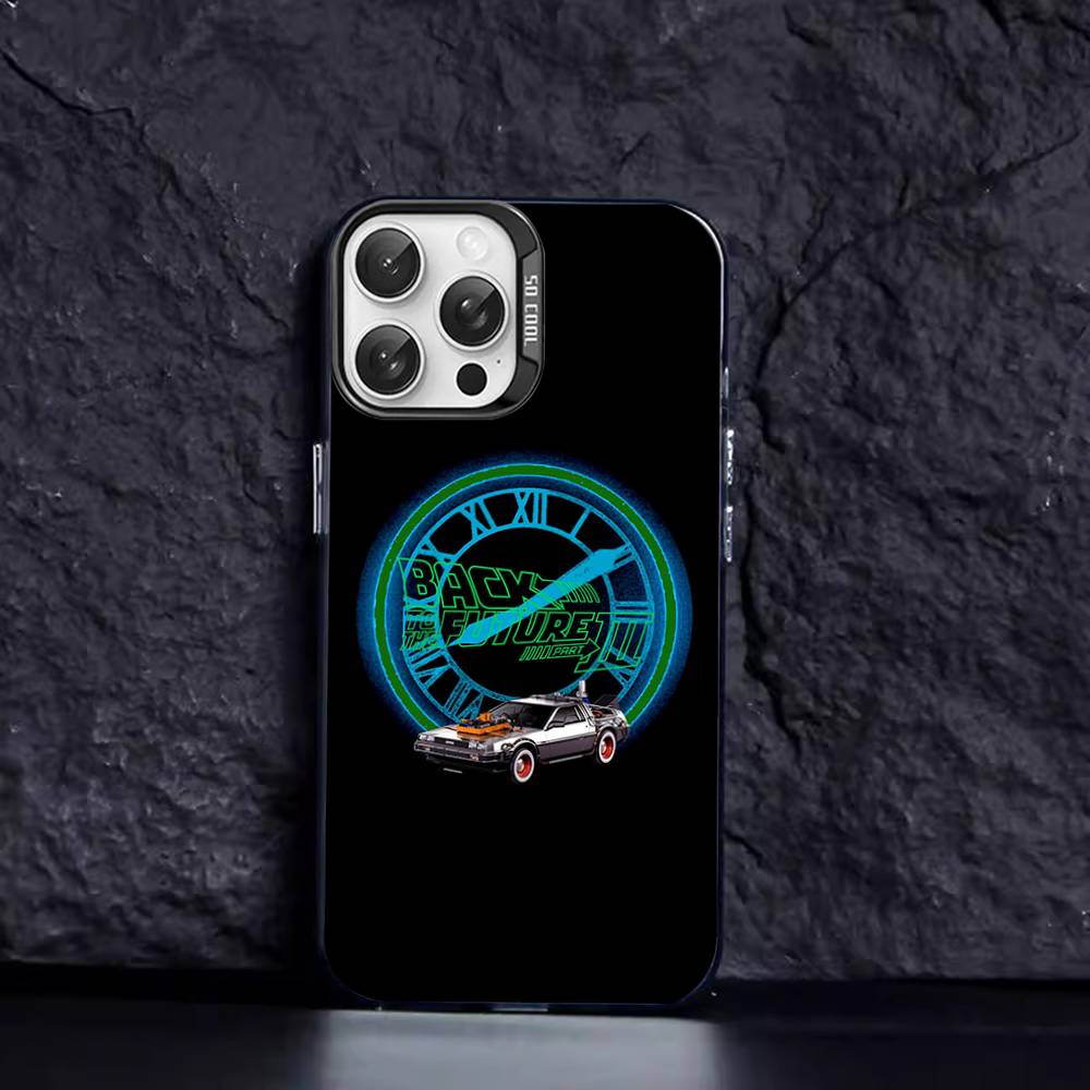 Back To The Future Phone Cases For IPhone 17 16 15 14 13 12 11 Plus Pro Max Pro Color Matte Cover