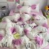 Fashion Duvet Cover Set Korean Ins Style 2024 New Flat Sheet Pillowcase No Filler Kids Adult Bedding Set Twin Queen Bed Linen