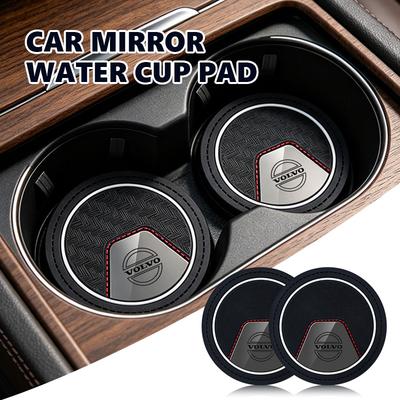 Car Cup Holder Coaster Non-Slip Pad Auto Interior Decor Accessories For S60 S80 S90 C30 XC40 XC60 XC70 XC90 V40 V60 V90 T6 BO7