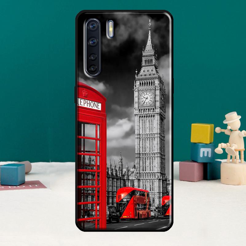 

London Bus England Big Ben Phone Case For Oppo A78 A96 A58 A18 A38 A98 A17 A77 A80 A40 A60 A16 A76 A74 A94 A54 A15 A57S OPPO A76