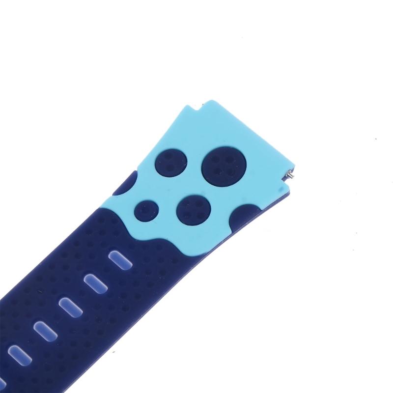 Replacement Silicone Watch Strap Sweat-proof Bracelet Watchband Universal for 16mm/20mm Width Kid Phone Watch