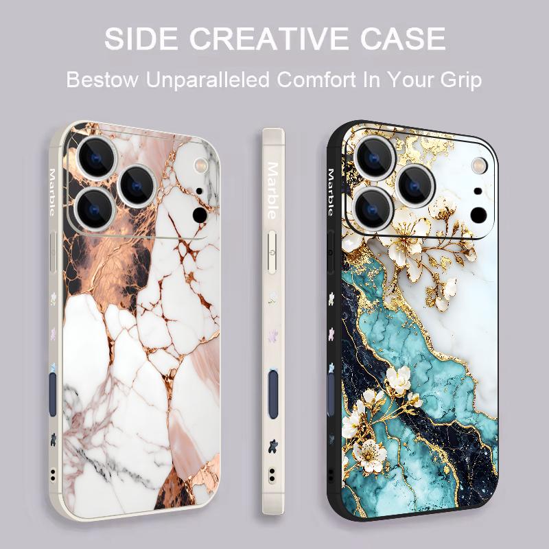 Luxury Sandstone Marble Pattern Case For iPhone 16 Pro Max Magnetic For Magsafe Soft Cover For iPhone 17 15 14 13 Pro Max 17E 16E