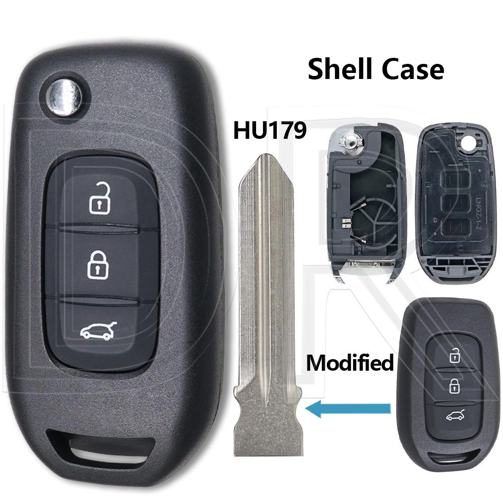 Great Car Key Modified Shell Case Only Support CWTWE1G0003 For Renault Dacia Symbole Logan Sandero Trafic Lodgy Dokker Duster