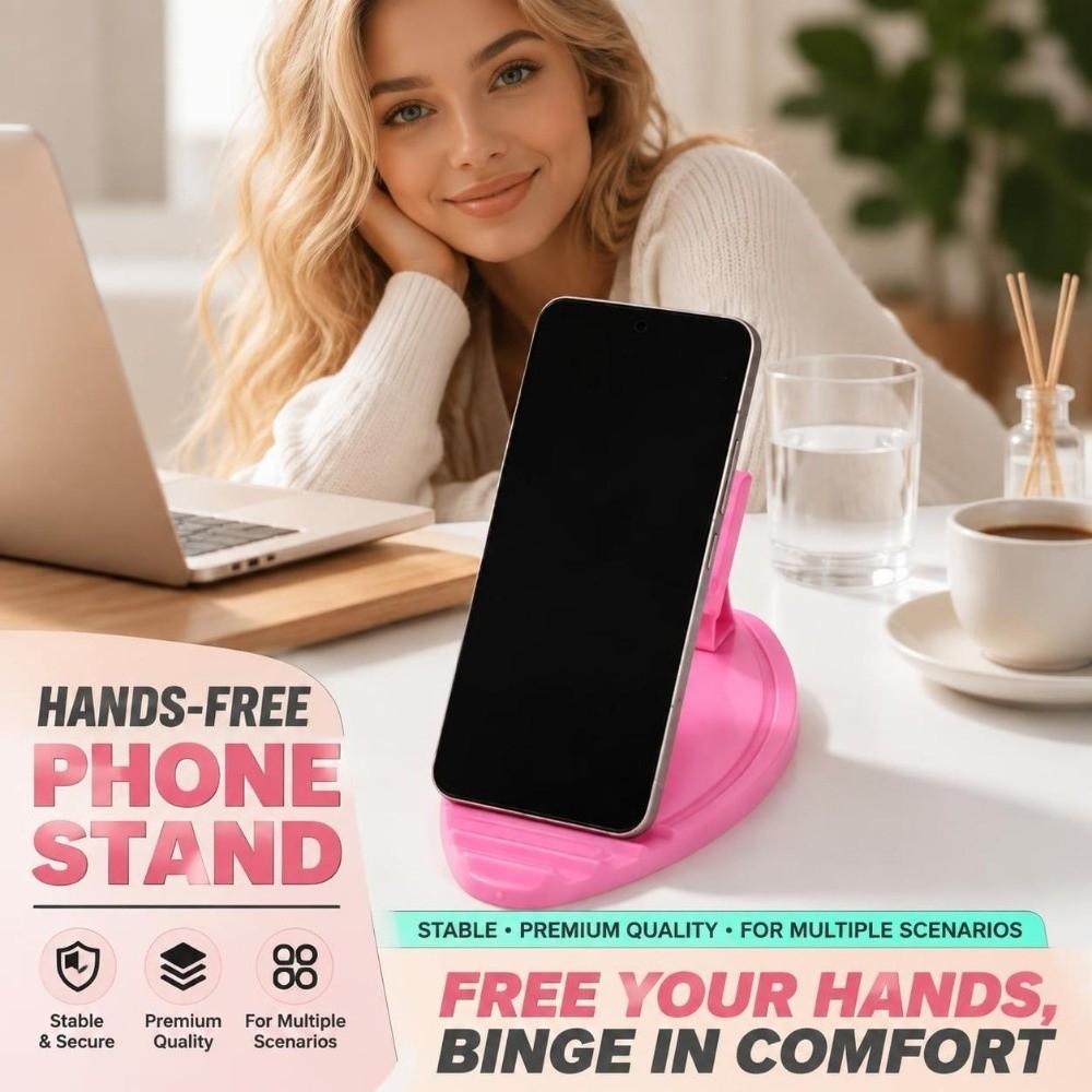 Multi-mode Side-lying Phone Holder Plastic Horizontal Phone Holder Lazy Phone Stand Bed Sofa