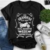 Motorcycle Grandpa T Shirt Biker Grandad Vintage Stylish Unisex Slightly Breathable Stretched Graphic Designer Clothes