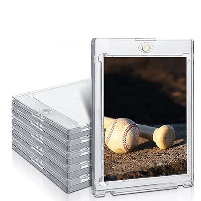 5Pcs Hard Plastic Material Card Holder Case 35PT Thickness Game Card Storage Box  Game Cards Display