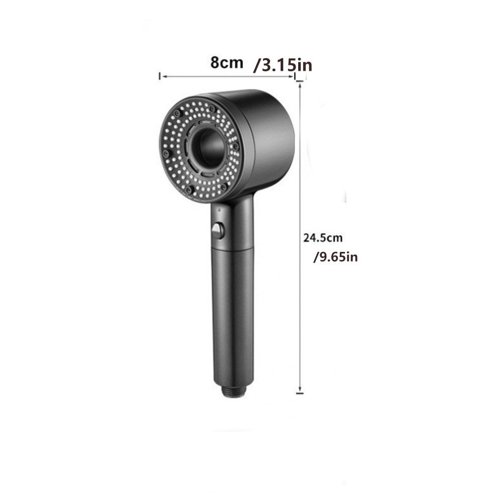 One-Key Stop Bathroom Showerhead Set High Pressure Shower Set  Bathroom Supplies