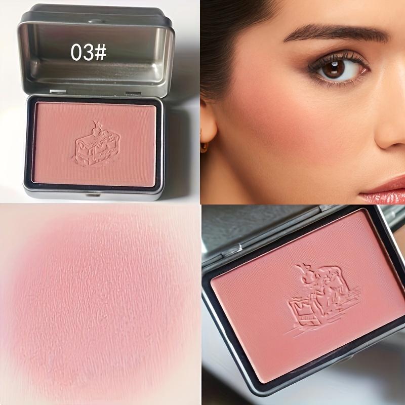 

Румяна Iron Box, минеральная пудра, стойкий натуральный оттенок для контура щек, розовые румяна для лица, косметика, однотонная палитра румян