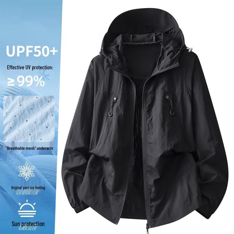 2026 Summer Breathable Ice-Fabric UPF50+ Sun Protection Jacket for Men and Women