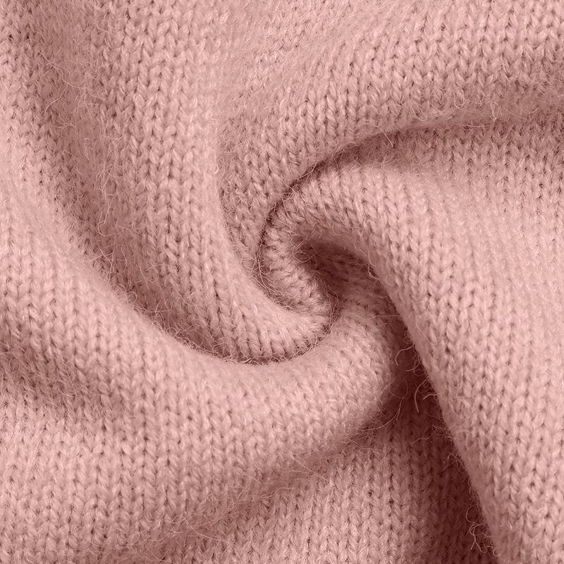 2026 Autumn/Winter Women's V-Neck Heart Pattern Sweater - Casual, Comfortable, Versatile for Dating