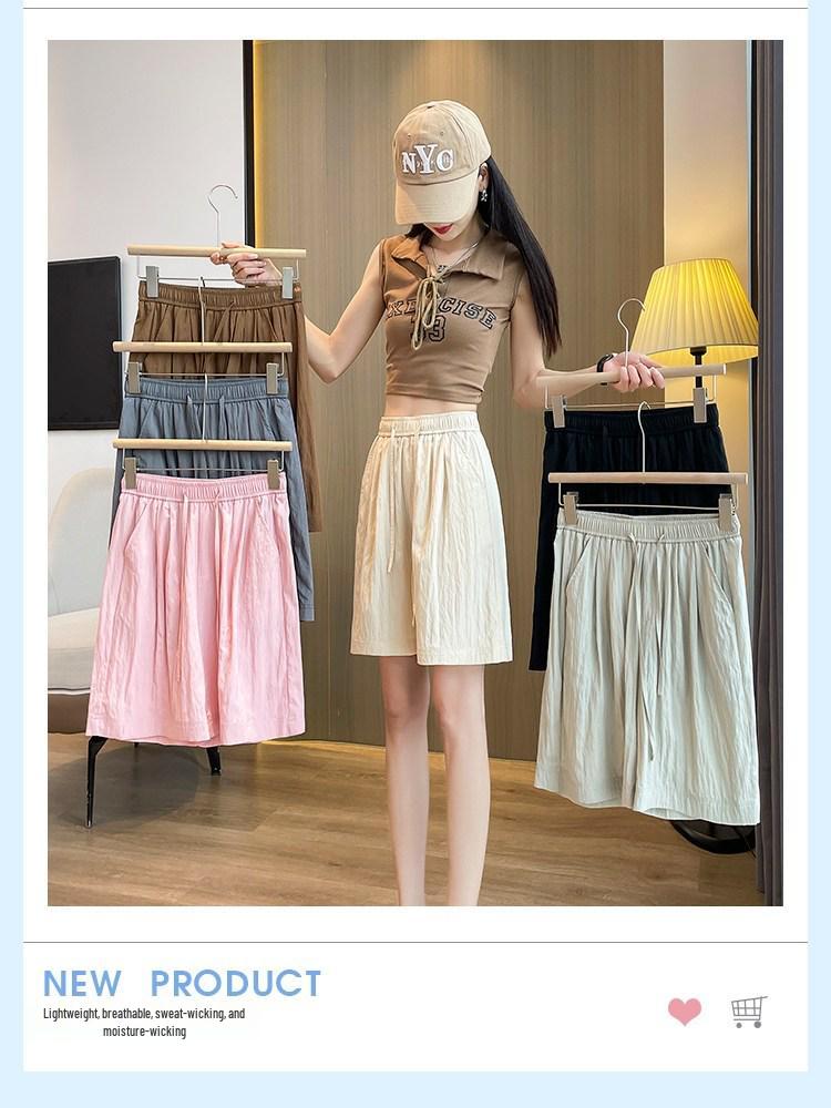 Yamamoto Ice Silk High Waist Loose Casual Shorts, Summer 2026 Edition