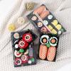 Y2K Salmon Sushi Socks Ins Funny Socks Gift Box Fashion Cotton Socks  For Women Men