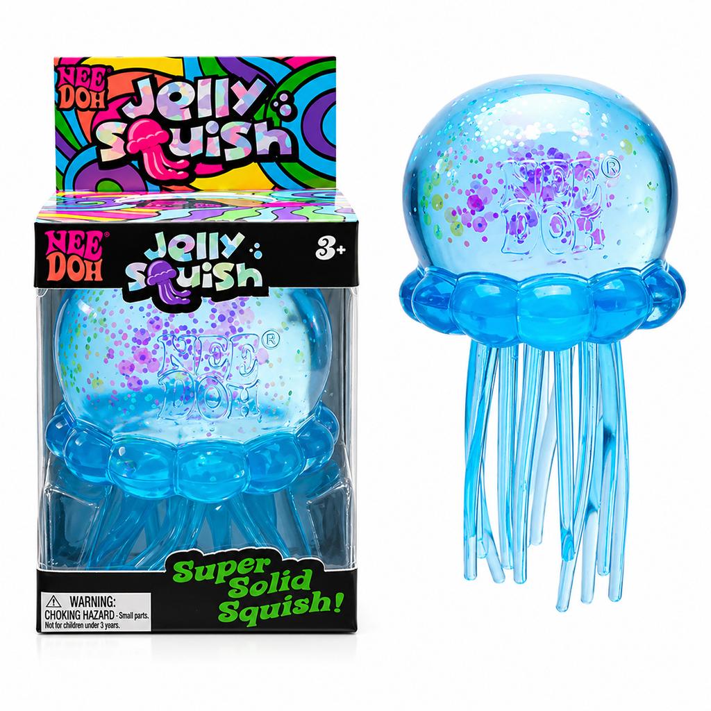 Large-sized Jellyfish Pressing Toy - Maltose Soft Rubber Stress Relief Toy - Gradually Changing Color Slow Recovery Toy